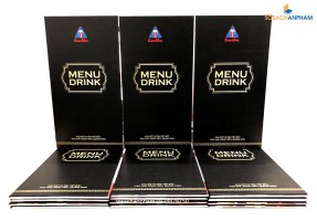 Menu nhà hàng cao cấp