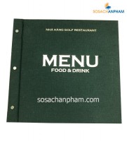 Menu nhà hàng cao cấp