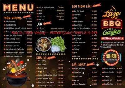 Lợi ích của Menu mang lại