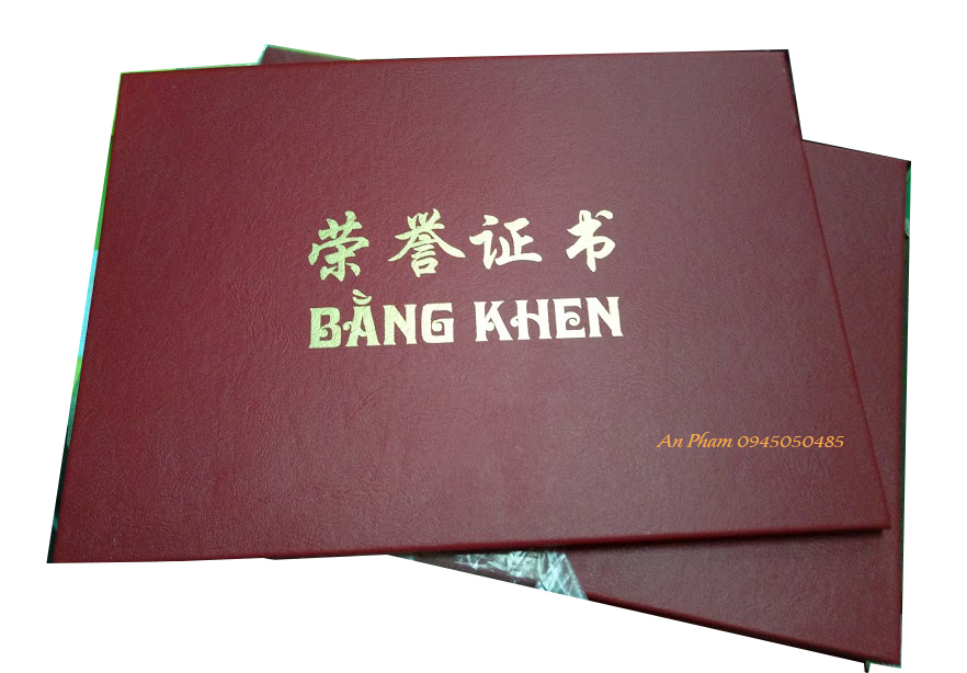 Bìa kẹp bằng khen