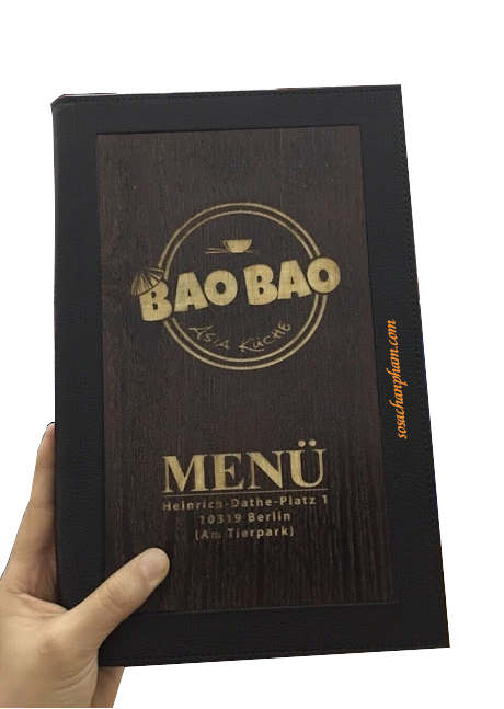 Menu gỗ