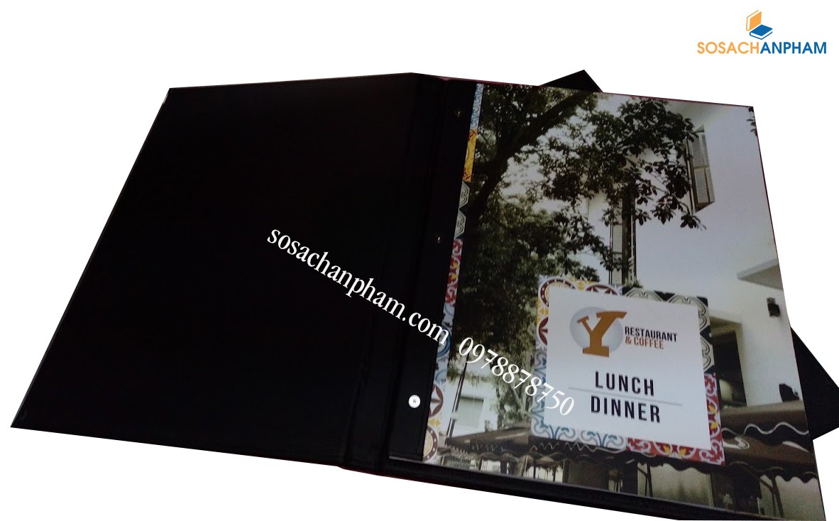 Menu da đen cao cấp