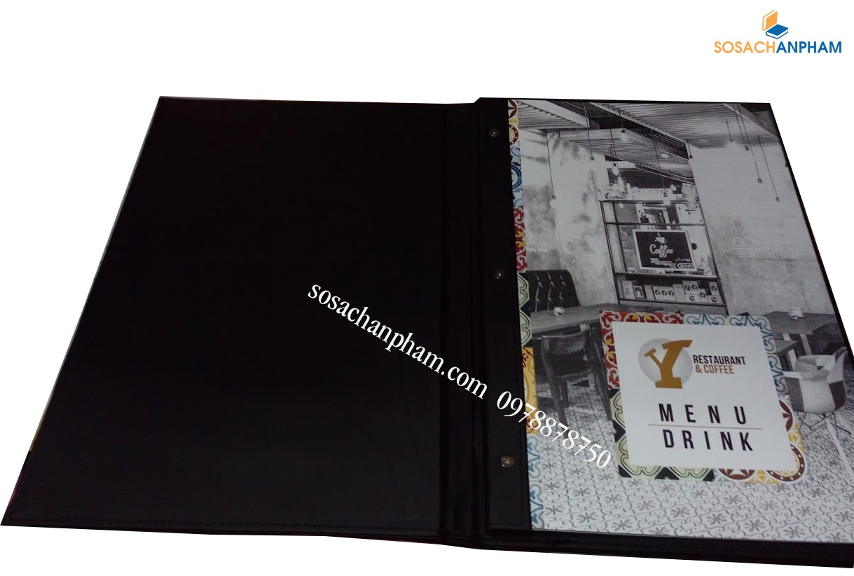 Menu da đen cao cấp