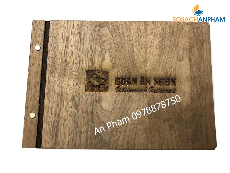 Menu nhà hàng cao cấp