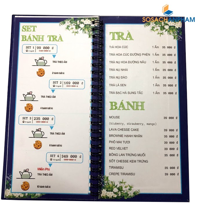 Menu đồ uống