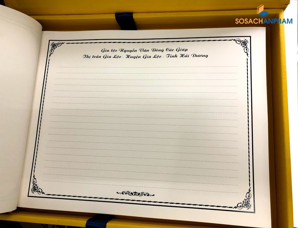 Sổ vàng truyền thống