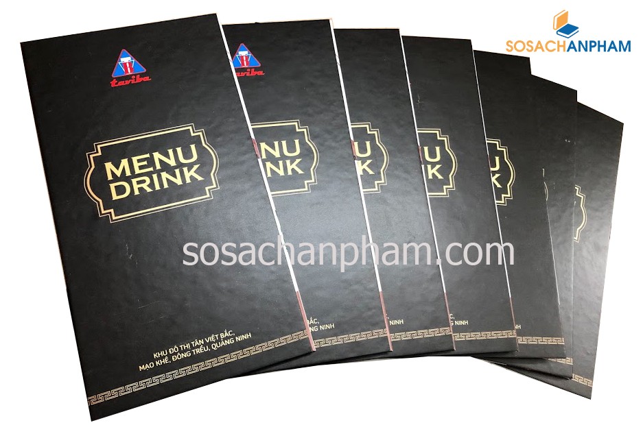 Menu nhà hàng cao cấp