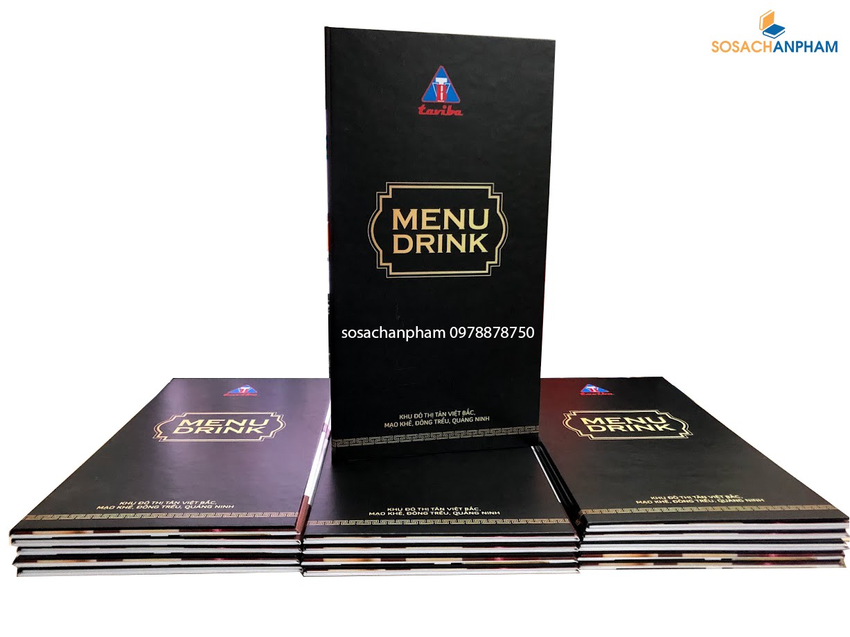 Menu nhà hàng cao cấp