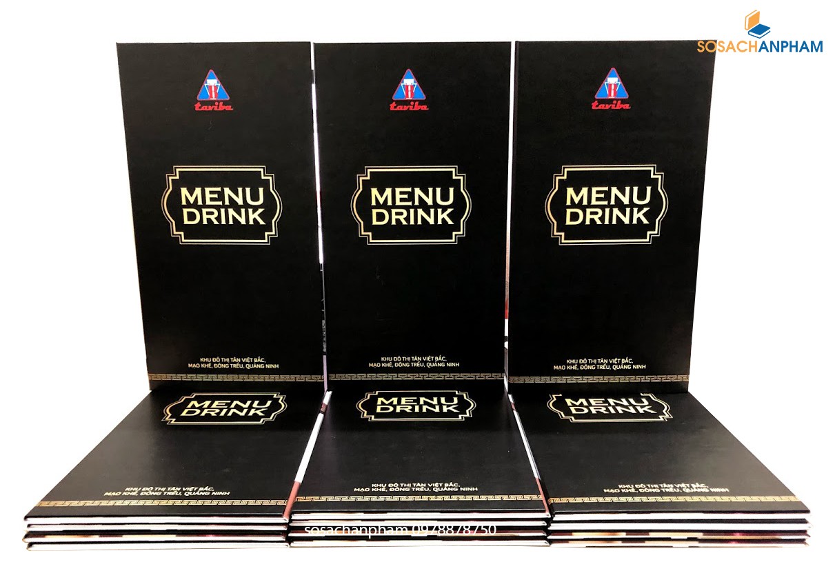 Menu nhà hàng cao cấp