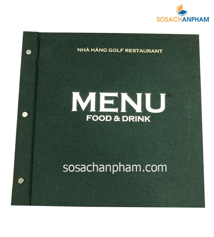 Menu nhà hàng cao cấp