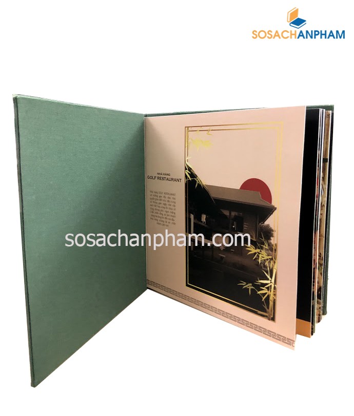 Menu nhà hàng cao cấp