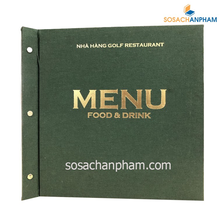 Menu nhà hàng cao cấp