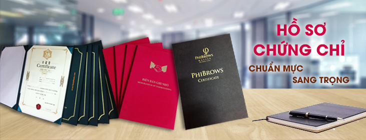 Hồ sơ, chứng chỉ - chuẩn mực, sang trọng